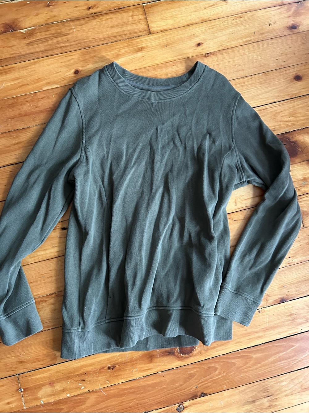☀️3/25 Duluth Trading Co. 100% cotton green pullover sweatshirt pockets men’s xl